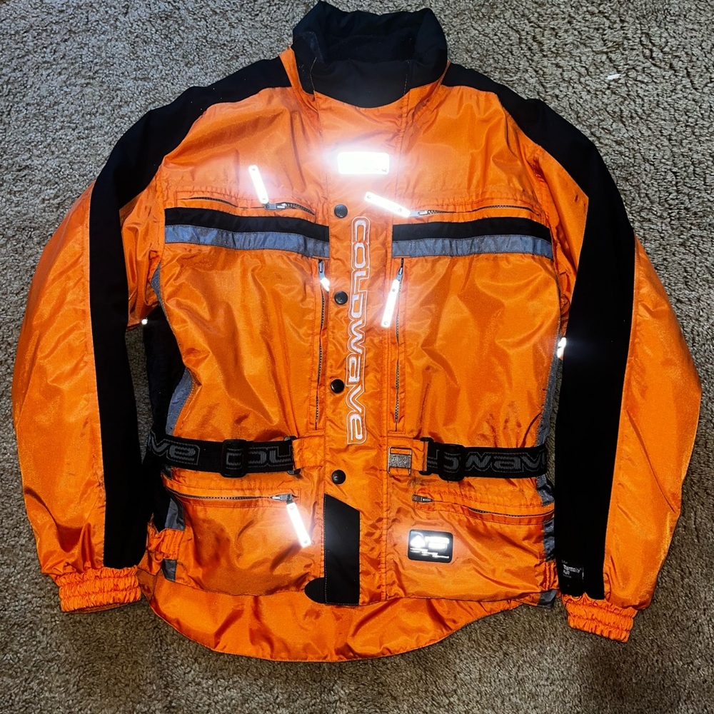 Coldwave Orange Performance Jacket Reflective Pip… - image 2